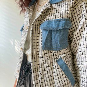 Tweed x Denim Jacket